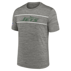 New York Jets Legacy Sideline Performance T-Shirt - Heather Charcoal T-shirts