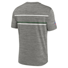 New York Jets Legacy Sideline Performance T-Shirt - Heather Charcoal T-shirts