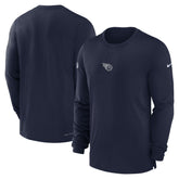 Tennessee Titans 2023 Sideline Performance Long Sleeve T-Shirt - Navy T-shirts