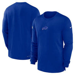 Buffalo Bills 2023 Sideline Performance Long Sleeve T-Shirt - Royal T-shirts