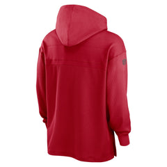 Tampa Bay Buccaneers 2023 Sideline Lightweight Performance Hooded Top - Red Tops
