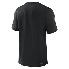 New Orleans Saints 2023 Sideline Performance T-Shirt - Black T-shirts