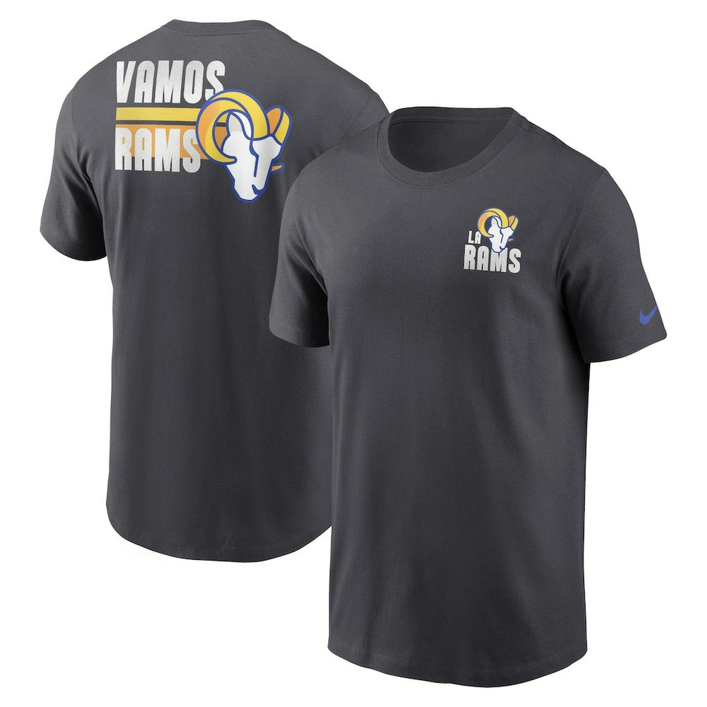 Los Angeles Rams Blitz Essential T-Shirt - Anthracite T-shirts