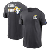 Los Angeles Rams Blitz Essential T-Shirt - Anthracite T-shirts