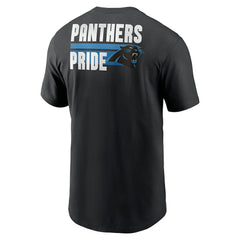 Carolina Panthers Blitz Essential T-Shirt - Black T-shirts