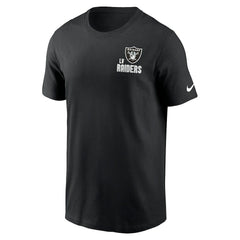 Las Vegas Raiders Blitz Essential T-Shirt - Black T-shirts