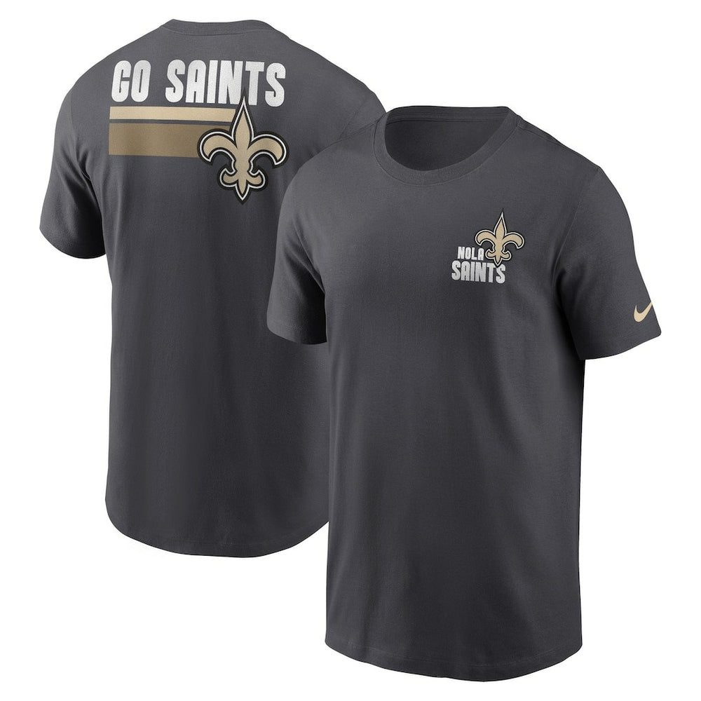 New Orleans Saints Blitz Essential T-Shirt - Anthracite T-shirts