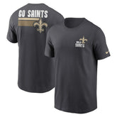New Orleans Saints Blitz Essential T-Shirt - Anthracite T-shirts