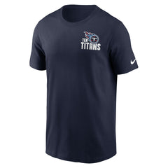 Tennessee Titans Blitz Essential T-Shirt - Navy T-shirts