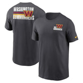Washington Commanders Blitz Essential T-Shirt - Anthracite T-shirts