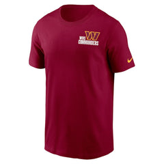 Washington Commanders Blitz Essential T-Shirt - Burgundy T-shirts