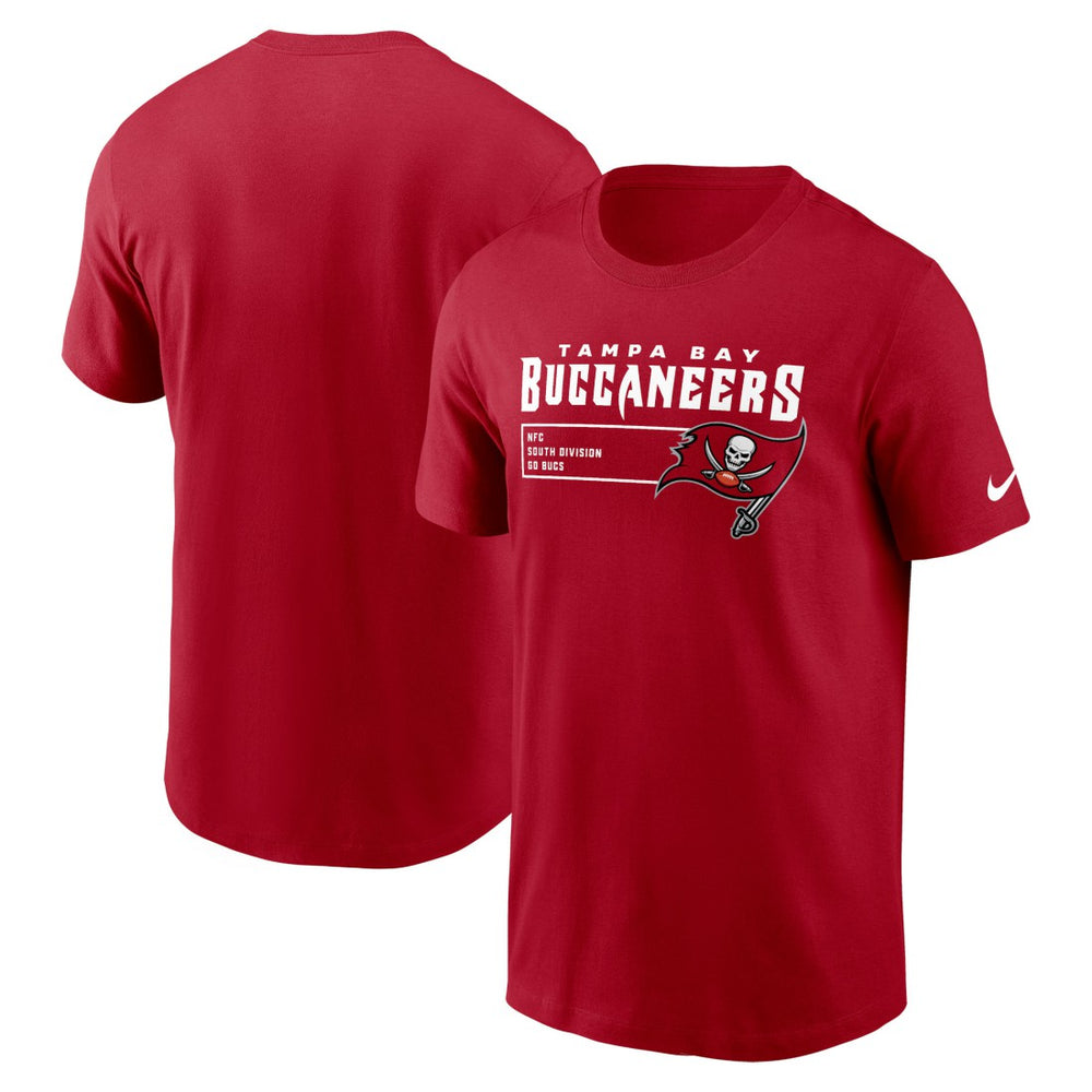 Tampa Bay Buccaneers Division Essential T-Shirt - Red T-shirts