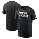 Carolina Panthers Division Essential T-Shirt - Black T-shirts
