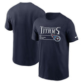 Tennessee Titans Division Essential T-Shirt - Navy T-shirts