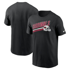 Arizona Cardinals Essential Blitz Lockup T-Shirt - Black T-shirts