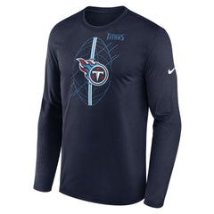 Tennessee Titans Legend Icon Long Sleeve T-Shirt - Navy T-shirts