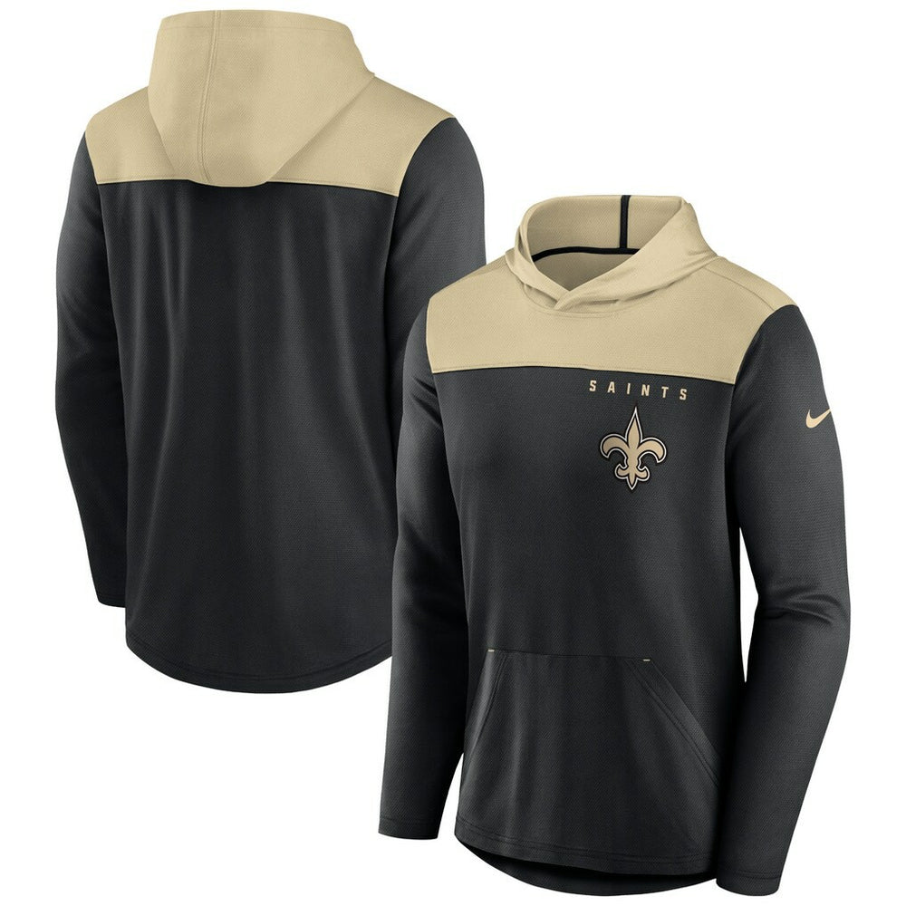 New Orleans Saints Fan Gear Pullover Hoodie - Black Hoodies