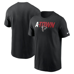 Atlanta Falcons Local Essential T-Shirt - Black T-shirts