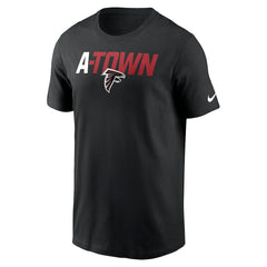 Atlanta Falcons Local Essential T-Shirt - Black T-shirts