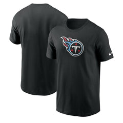 Tennessee Titans Logo Essential T-Shirt - Black T-shirts