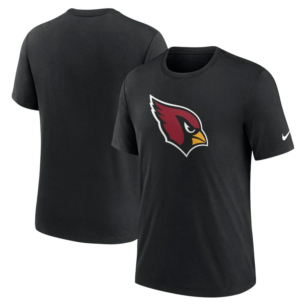 Arizona Cardinals Rewind Logo Tri-Blend T-Shirt - Black T-shirts