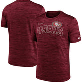 San Francisco 49ers Velocity Arch Performance T-Shirt - Scarlet T-shirts