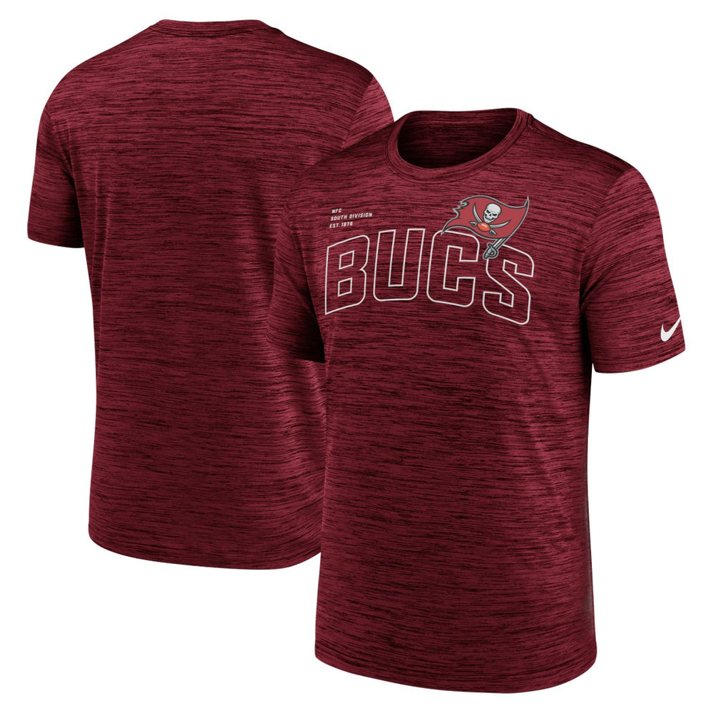 Tampa Bay Buccaneers Velocity Arch Performance T-Shirt - Red T-shirts