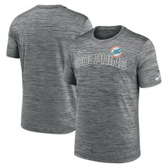 Miami Dolphins Velocity Arch Performance T-Shirt - Anthracite T-shirts