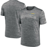 Los Angeles Chargers Velocity Arch Performance T-Shirt - Anthracite T-shirts
