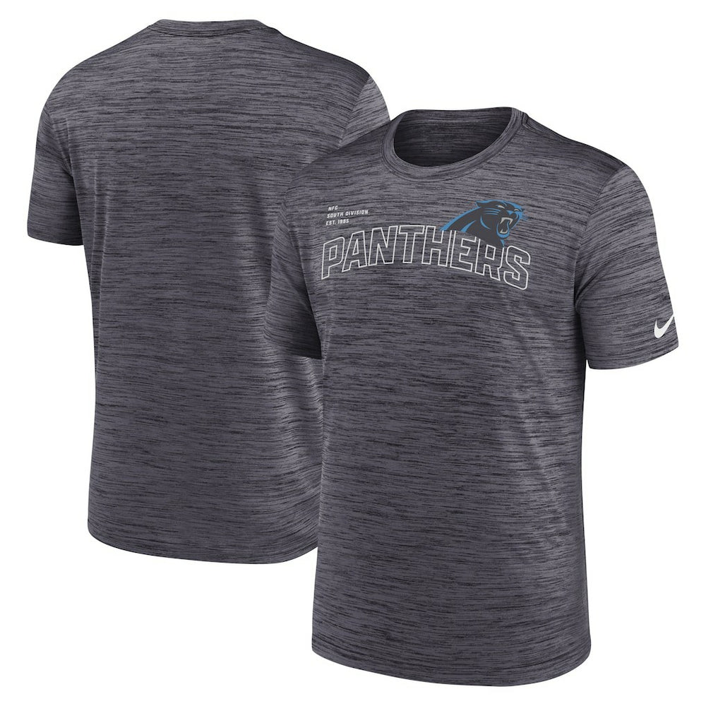 Carolina Panthers Velocity Arch Performance T-Shirt - Black T-shirts