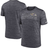 Baltimore Ravens Velocity Arch Performance T-Shirt - Black T-shirts