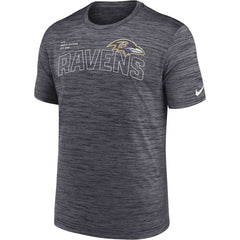 Baltimore Ravens Velocity Arch Performance T-Shirt - Black T-shirts