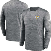 Los Angeles Rams Velocity Long Sleeve T-Shirt - Anthracite T-shirts
