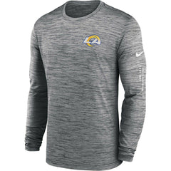 Los Angeles Rams Velocity Long Sleeve T-Shirt - Anthracite T-shirts