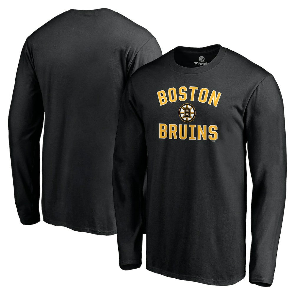 Boston Bruins Victory Arch Long Sleeve T-Shirt - Black | US 5093582