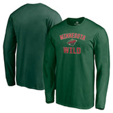 Minnesota Wild Victory Arch Long Sleeve T-Shirt - Green | US 5093587