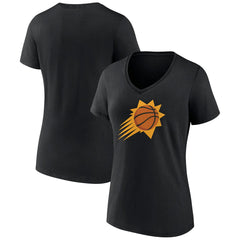 Phoenix Suns Women's Alternate Logo V-Neck T-Shirt Black