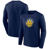 Memphis Grizzlies Alternate Logo Long Sleeve T-Shirt Navy
