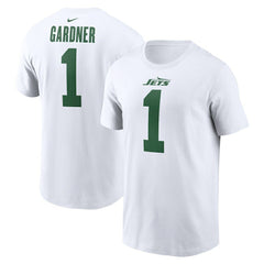 Ahmad Sauce Gardner New York Jets Legacy Player Name & Number T-Shirt - White T-shirts