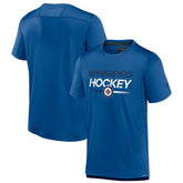 Winnipeg Jets Fanatics Authentic Pro Tech T-Shirt - Blue | US 5100414