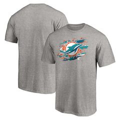 Miami Dolphins True Color T-Shirt - Heather Gray T-shirts
