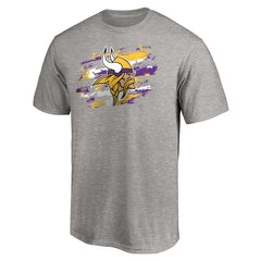 Minnesota Vikings True Color T-Shirt - Heather Gray T-shirts