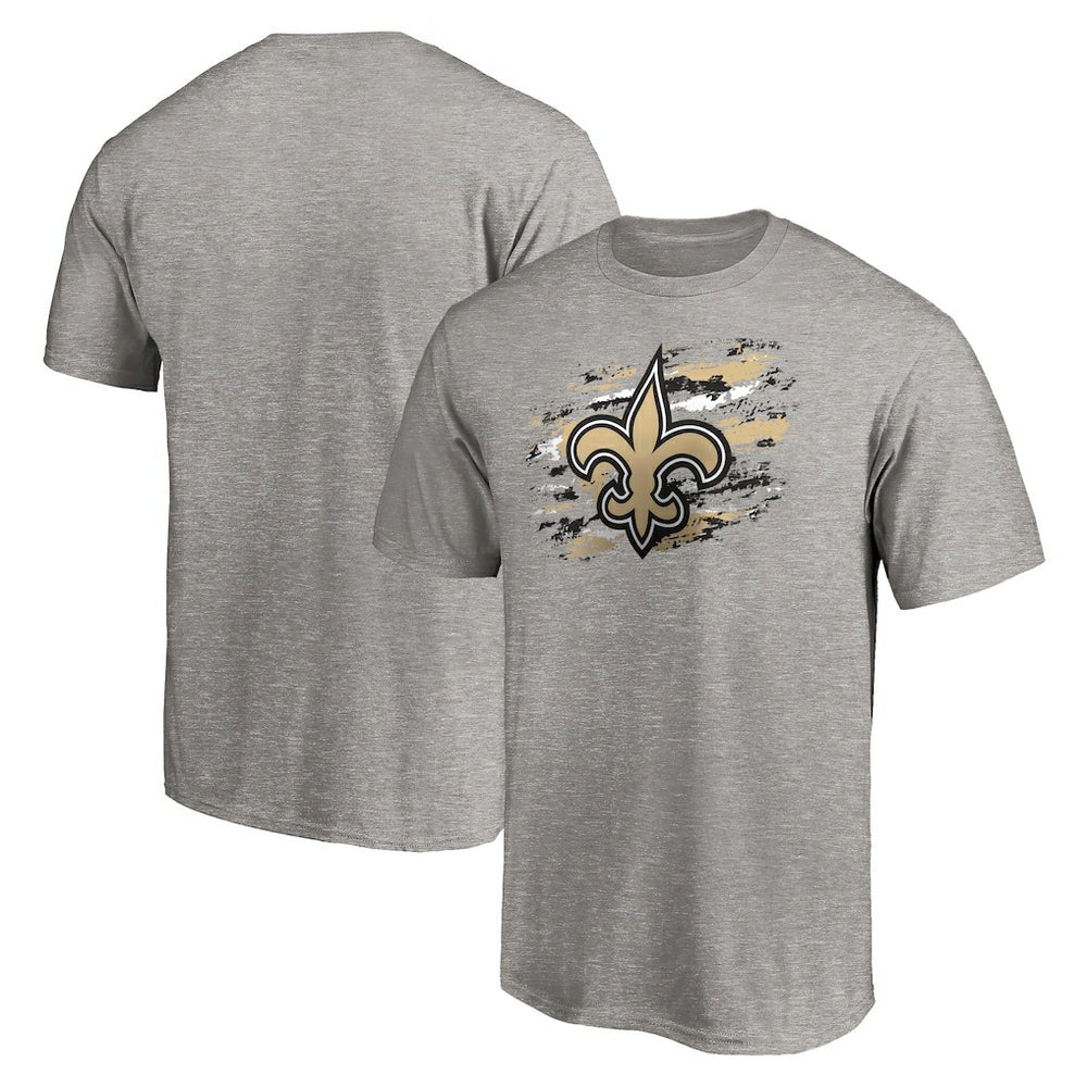 New Orleans Saints True Color T-Shirt - Heather Gray T-shirts