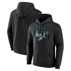 Philadelphia Eagles Smoke Arch Pullover Hoodie - Black Hoodies
