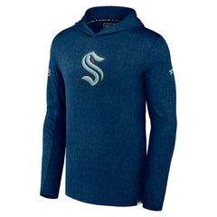 Seattle Kraken Fanatics Authentic Pro Lightweight Pullover Hoodie - Deep Sea Blue | US 5100832