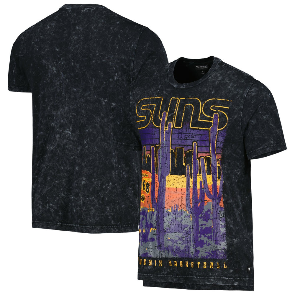 Phoenix Suns The Wild Collective Unisex Band T-Shirt Black/Purple