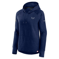 Washington Capitals Fanatics Women's Authentic Pro Pullover Hoodie - Heather Navy | US 5102205