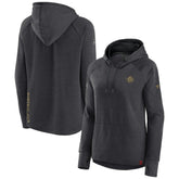 Ottawa Senators Fanatics Women's Authentic Pro Pullover Hoodie - Heather Charcoal | US 5102221