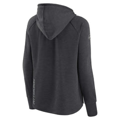 Pittsburgh Penguins Fanatics Women's Authentic Pro Pullover Hoodie - Heather Charcoal | US 5102226