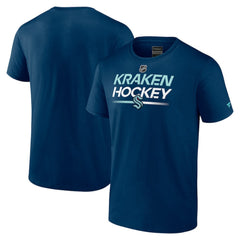 Seattle Kraken Fanatics Authentic Pro Primary T-Shirt - Navy | US 5103152